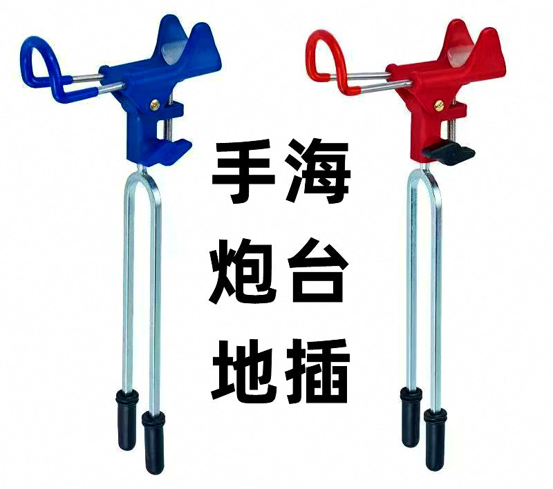 Plastic Ground Spike Rod Holder, Adjustable Swivel Mount – product photo