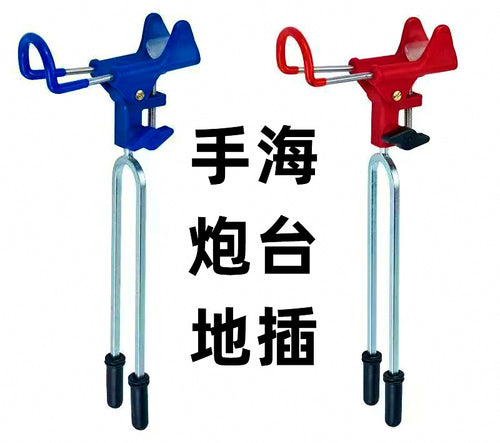 Plastic Ground Spike Rod Holder, Adjustable Swivel Mount – product photo