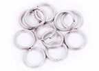 304 Stainless Flattened Split Rings, 0.5–1.6 mm Wire – product photo