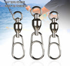 Stainless Ball Bearing Swivel, Oval Double Ring, #0–#8 – product photo