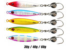 Casting Metal Jig with Spinner Blade, 30–100 g (1.1–3.5 oz) – product photo