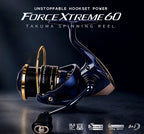 Metal Spool Spinning Reel, 6 Bearing, 7.3:1, Sizes 1000–3000 – product photo