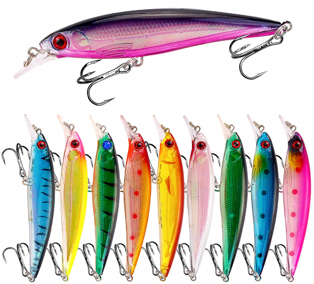 Floating Minnow Lure, Bionic Hard Bait for Bass – product photo