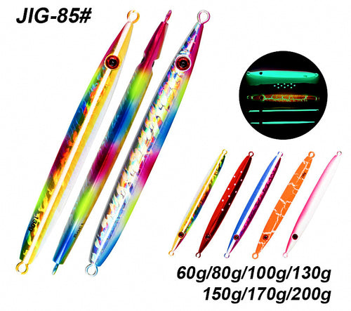 Slow Pitch Jig, 40–200 g (1.4–7.1 oz), No Hooks – product photo