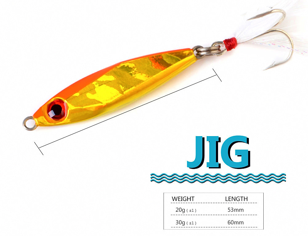 Metal Casting Jig, Dressed Tail, 20–30 g (0.7–1.1 oz) – product photo