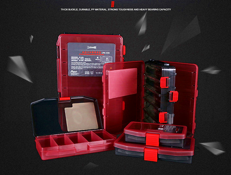 Lure Tackle Box, Single & Double Layer Compartment Storage – product photo