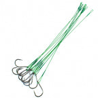 Iseni Hooks, 200 mm (7.9 in) Wire Leader, Size 15, 10 Packs – product photo