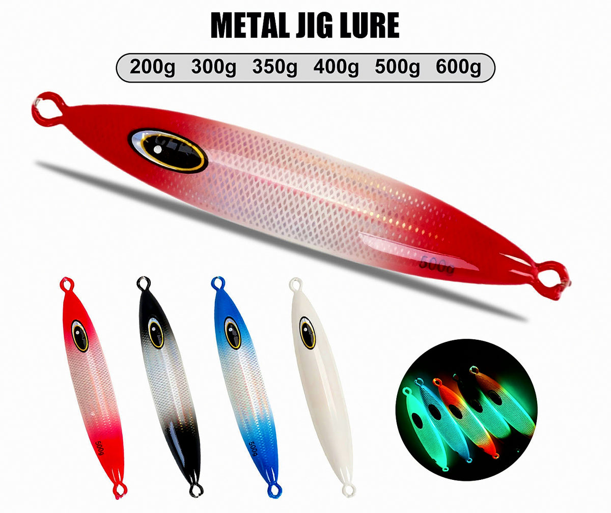 Glow Fat Slow Pitch Jig, 200–600 g (7–21 oz) – product photo