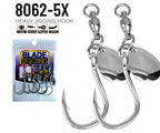 Single Jig Hook with Ball Bearing Swivel, Sizes 1–4/0 – product photo