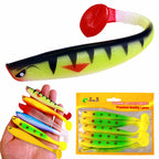T-Tail Soft Swimbait Lures, 9 cm & 11 cm (3.5 & 4.3 in) – product photo