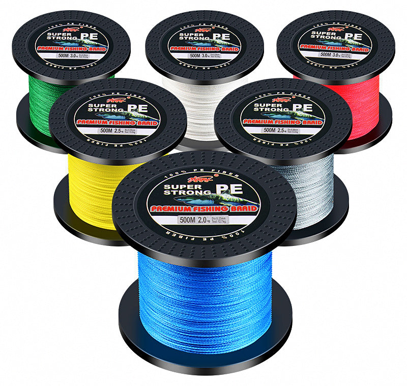 4-Strand PE Braided Fishing Line, 500 m (547 yd) – product photo