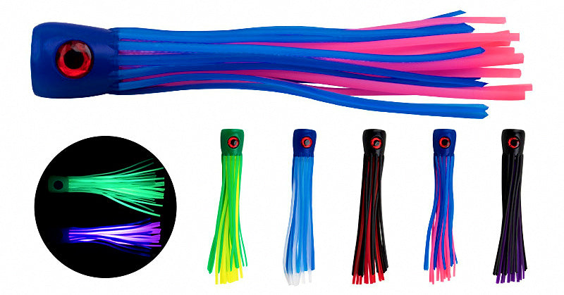 Octopus Trolling Lure, 15 cm (5.9 in) 21 g, UV Glow – product photo
