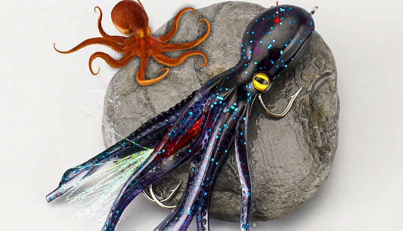 Octopus Soft Bait Jig with Double Hooks, 11 cm 19 g (0.7 oz) – product photo