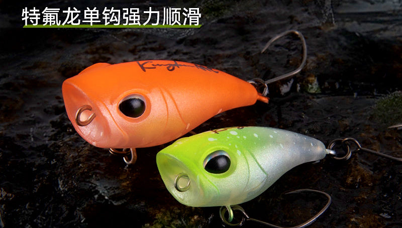 Micro Popper Topwater Lure, Single Hook, 27–37 mm (1.1–1.5 in) – product photo