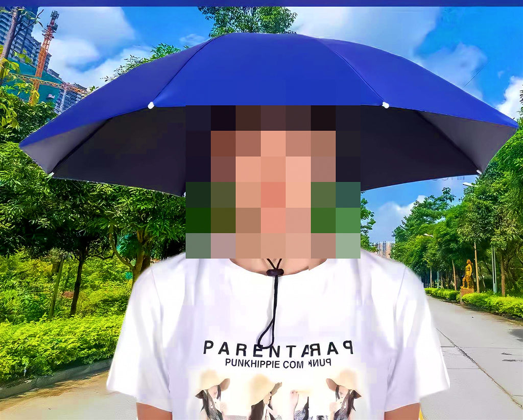 Hands-Free Umbrella Hat, Rain & Sun Hat, 52–105 cm (20–41 in) – product photo