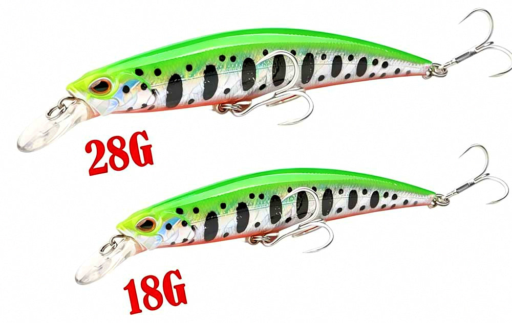 Sinking Minnow Hard Bait, 18 g & 28 g (0.6 & 1 oz) – product photo
