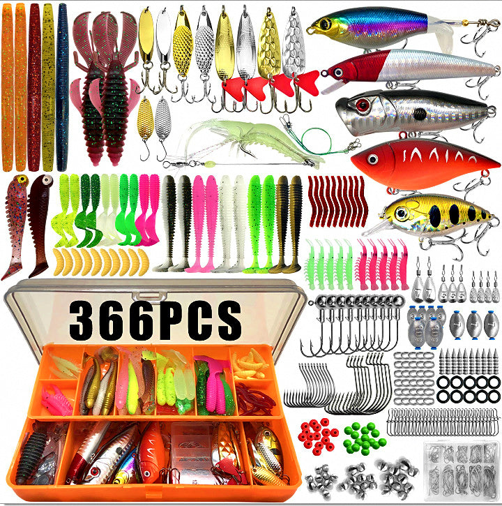 Assorted Lure Kit: Minnow, VIB, Pencil, Spoon & Soft Baits – product photo