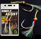 Single Assist Hooks for Slow Pitch Jigs, Sizes 1/0–5/0 – product photo