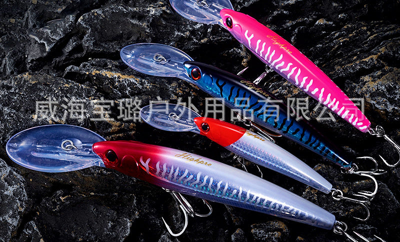 Floating Trolling Minnow, Long Bill, 30.5–117 g (1.1–4.1 oz) – product photo