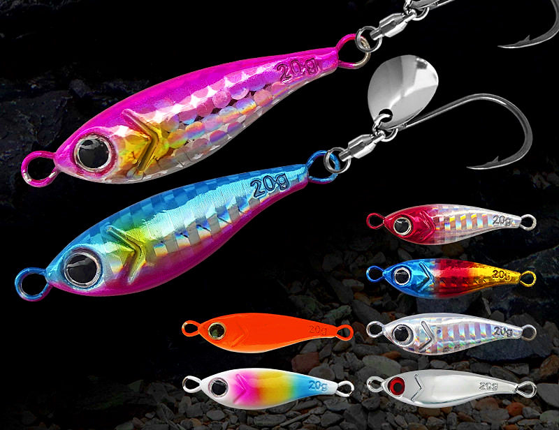 Spinner Blade Casting Jig, Single Hook, 5–80 g (0.18–2.8 oz) – product photo