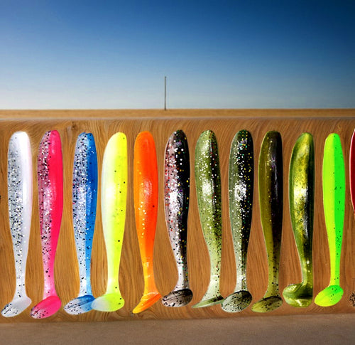 T-Tail Soft Plastic Grub Lures, 5.5–12 cm (2.2–4.7 in) – product photo