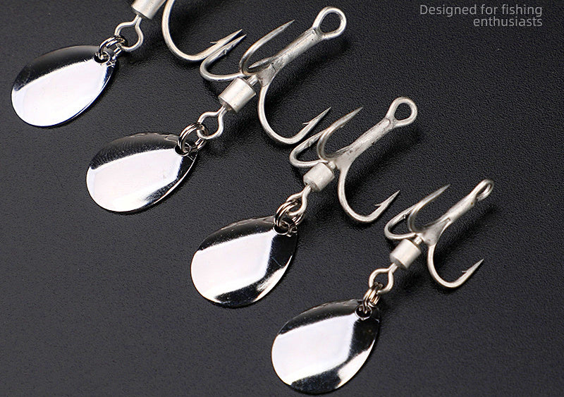 Spinner Blade Treble Hook, Barbed, Sizes 8–2 – product photo