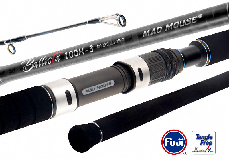 3-Piece Shore Jigging Rod, 3.0 m (9 ft 10 in), 50–120 g – product photo