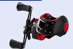 Red and Black Baitcasting Reel, Left or Right Hand – product photo
