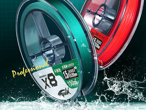 8-Strand PE Braided Fishing Line, 100 m & 150 m – product photo