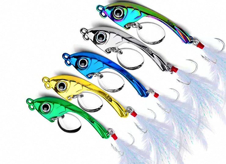 VIB Blade Bait Set, 7–15 g (0.25–0.53 oz), 5 Pcs – product photo