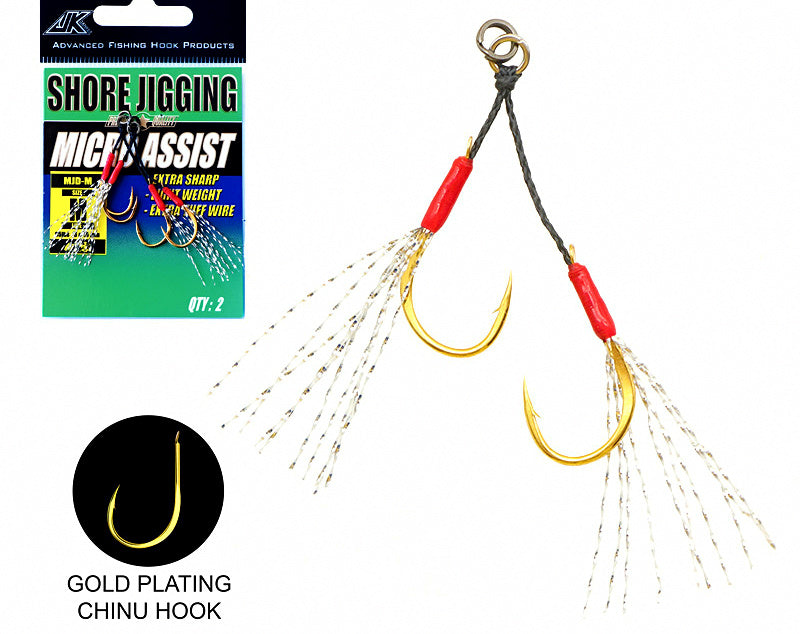 Micro Shore Casting Metal Jig with Single Hook, 2-Pack – product photo
