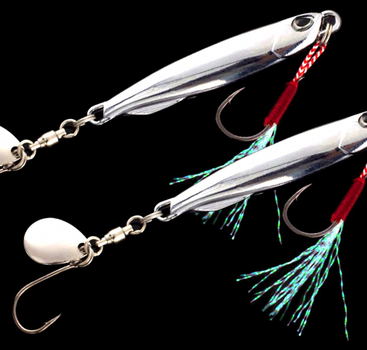 Mirror Metal Jig with Double Hooks, 10–60 g (0.35–2.1 oz) – product photo