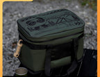 Insulated Cooler Bag, Green Oxford Fabric – product photo