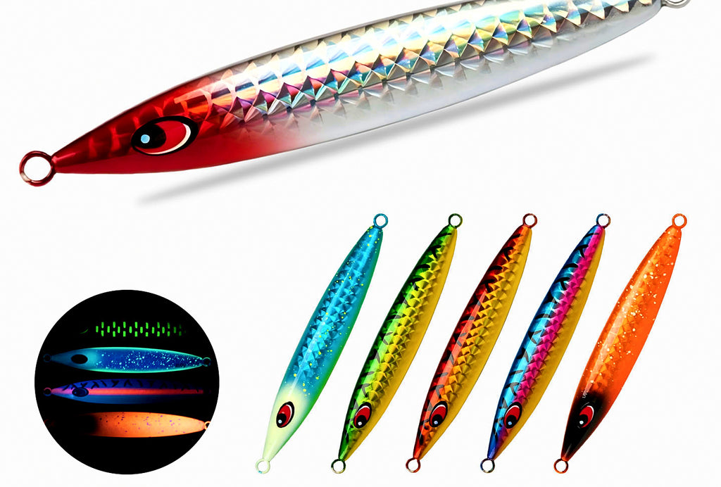 Deep Sea Glow UV Metal Jig, 250–600 g (8.8–21.2 oz) – product photo