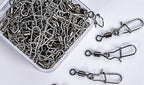 Fishing Snaps, Figure-Eight Ring Quick-Change Lure Connectors – product photo