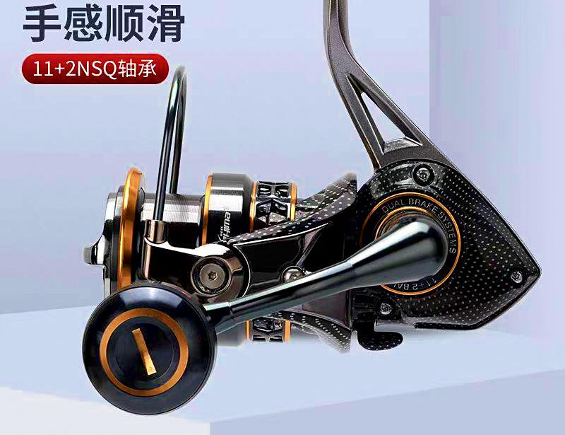 Full Metal Spinning Reel, 13 BB, Sizes 2500–7500 – product photo