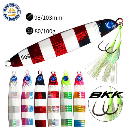 Metal Jig, 80 & 100 g (2.8 & 3.5 oz), Bare or Rigged – product photo