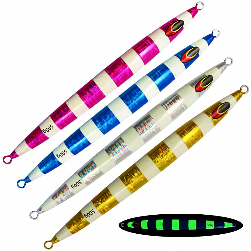 Glow Metal Jig, 120–750 g (4.2–26.5 oz)