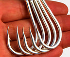 Heavy Iseni Saltwater Hooks, Barbed, Sizes 16–32 – product photo