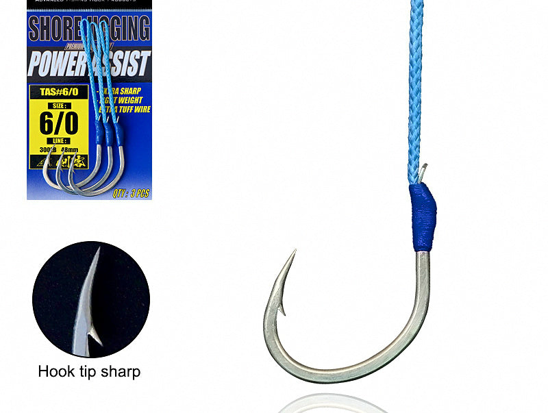 Slow Pitch Jig Assist Hooks, 5/0 or 6/0, 3 per Pack – product photo