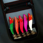 Glow Wood Shrimp Squid Jig, Size 2.2 (Egi Style), Multicolor