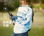 Zip High-Collar Long Sleeve Fishing Shirt, UPF 50+ Quick-Dry – product photo