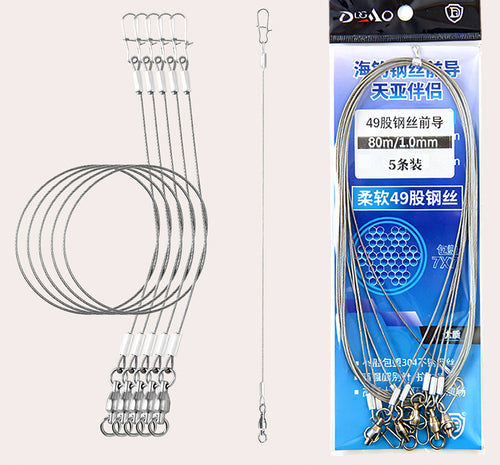 Steel Wire Leader, 20-100 cm, 0.6/0.8/1.0 mm – product photo
