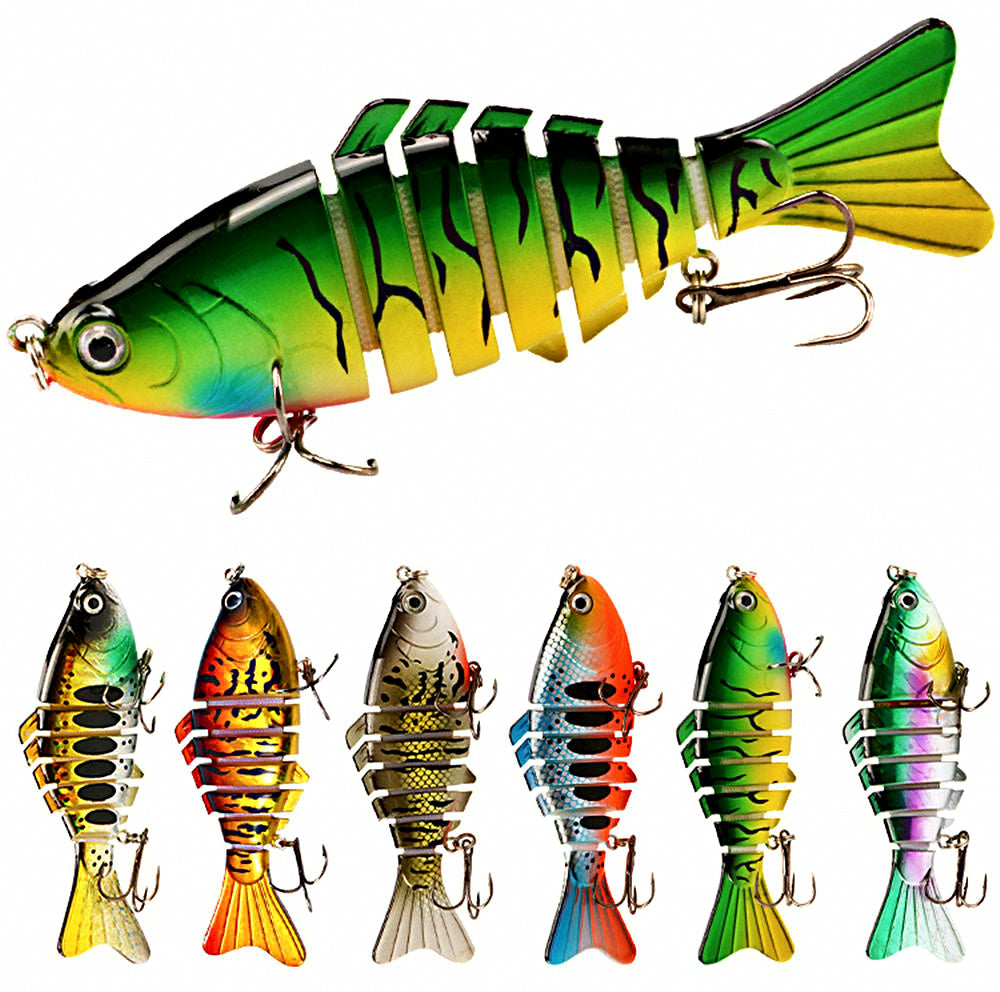 Jointed Loach Swimbait, Multi-Section Fish Lure