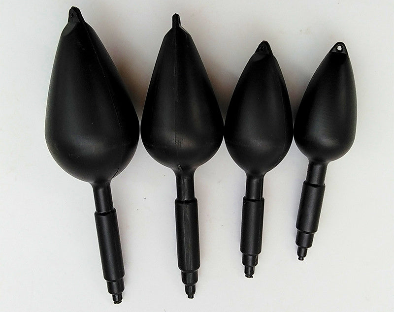 Black Big-Belly Foam Float, 20–80+ g Sinker Capacity – product photo
