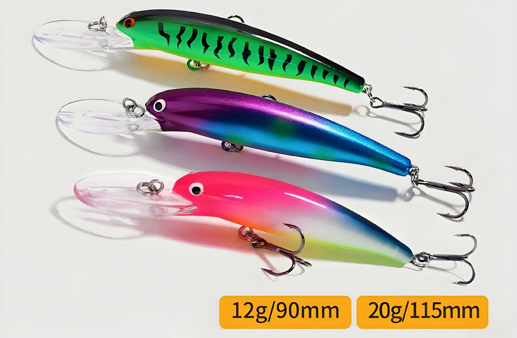 Floating Minnow Plug, Long Lip, 12–20 g (0.4–0.7 oz) – product photo