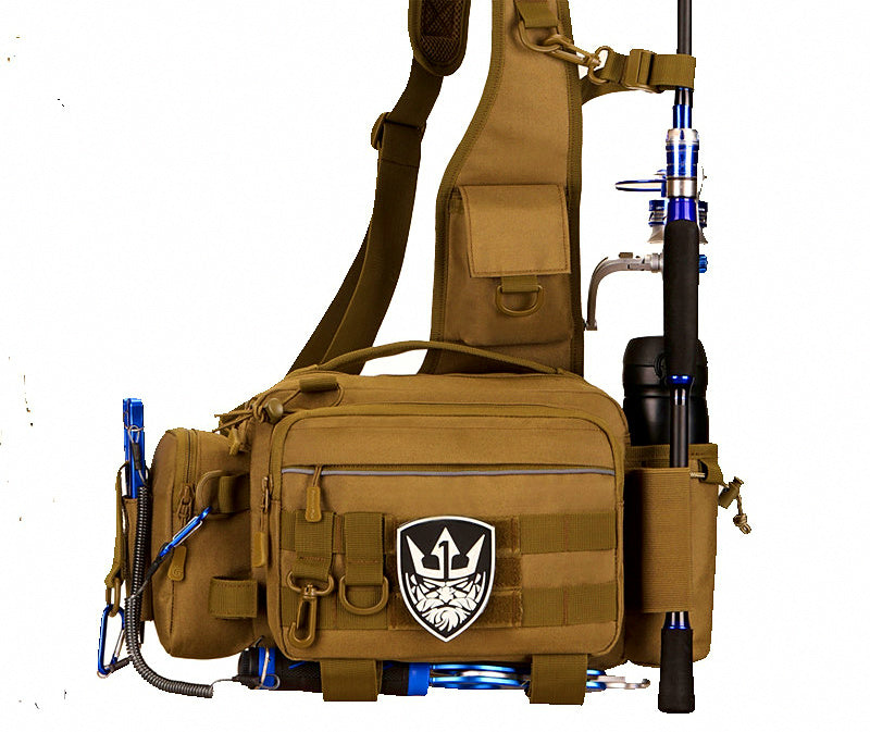 Fishing Waist Sling Bag, 8 L Lure Tackle Pack – product photo