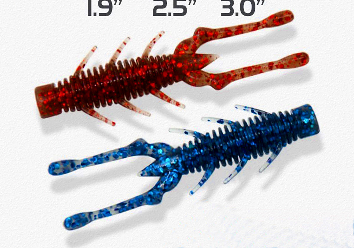 Floating Shrimp Soft Bait, 3 in (7.6 cm), 2 Packs – product photo
