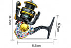 Mini Front-Drag Spinning Reel, Metal Frame, Interchangeable Handle – product photo