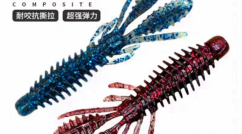 Floating Shrimp Soft Bait for Ned Rig, 2.5 & 3.2 in – product photo